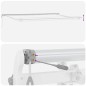 vidaXL Tenda Retrattile Bianco 600 × 300 cm Bianco