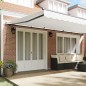 vidaXL Tenda Retrattile Automatica Bianco 600x300 cm di vidaXL Tenda Retrattile Automatica Bianco 600x300 cm di