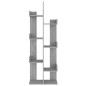 Libreria 48x25x140 cm Grigio Sonoma Legno Multistrato Libreria 48x25x140 cm Grigio Sonoma Legno Multistrato