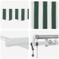vidaXL Tenda Verde e bianco 600 × 300 cm Verde e bianco vidaXL Tenda Verde e bianco 600 × 300 cm Verde e bianco