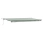 Tenda Retrattile Automatica vidaXL con LED Verde e Bianco 600x300 cm Tenda Retrattile Automatica vidaXL con LED Verde e Bianco 600x300 cm