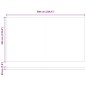 vidaXL Tenda Retrattile Rosso e bianco 600 × 350 cm Poliestere vidaXL Tenda Retrattile Rosso e bianco 600 × 350 cm Poliestere