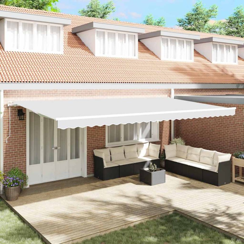 vidaXL Tenda Bianco 600 × 350 cm Bianco vidaXL Tenda Bianco 600 × 350 cm Bianco