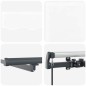Tenda Retrattile Manuale vidaXL con LED Bianca 600x350 cm Tenda Retrattile Manuale vidaXL con LED Bianca 600x350 cm
