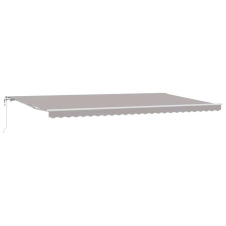 vidaXL Tenda Retrattile Grigio chiaro 600 × 350 cm Grigio chiaro