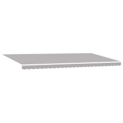 vidaXL Tenda Retrattile Grigio chiaro 600 × 350 cm Tessuto