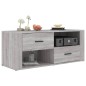 Mobile TV Grigio Sonoma 100x35x40 cm in Legno Multistrato Mobile TV Grigio Sonoma 100x35x40 cm in Legno Multistrato