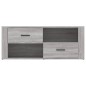 Mobile TV Grigio Sonoma 100x35x40 cm in Legno Multistrato Mobile TV Grigio Sonoma 100x35x40 cm in Legno Multistrato