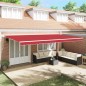 vidaXL Tenda rossa Rosso 600 × 350 cm Rosso vidaXL Tenda rossa Rosso 600 × 350 cm Rosso