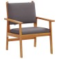 vidaXL Set da Pranzo da Giardino 6 Pezzi con Cuscini in Legno Massello di Acacia