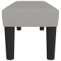 Panca Grigio Chiaro 100x30x30 cm in Tessuto Panca Grigio Chiaro 100x30x30 cm in Tessuto