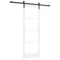 porta scorrevole vidaXL con set di ferramenta 'ORKDAL'Legno Massello Bianco & Vetro porta scorrevole vidaXL con set di ferramenta 'ORKDAL'Legno Massello Bianco & Vetro