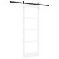porta scorrevole vidaXL con set di ferramenta 'ORKDAL'Legno Massello Bianco & Vetro porta scorrevole vidaXL con set di ferramenta 'ORKDAL'Legno Massello Bianco & Vetro