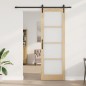 vidaXL Porta Scorrevole ORKDAL Set di 2 Naturale e nero Legno, Metallo vidaXL Porta Scorrevole ORKDAL Set di 2 Naturale e nero Legno, Metallo