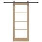 porta scorrevole vidaXL con set di accessori "ORKDAL" in legno massello e vetro porta scorrevole vidaXL con set di accessori "ORKDAL" in legno massello e vetro