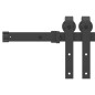 Porta Scorrevole vidaXL con Set Hardware 'ORKDAL'Legno Massello e Vetro Porta Scorrevole vidaXL con Set Hardware 'ORKDAL'Legno Massello e Vetro