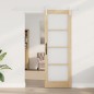 vidaXL Porta Scorrevole con Hardware 'ORKDAL'Legno Massello & Vetro vidaXL Porta Scorrevole con Hardware 'ORKDAL'Legno Massello & Vetro