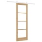 vidaXL Porta Scorrevole con Hardware 'ORKDAL'Legno Massello & Vetro vidaXL Porta Scorrevole con Hardware 'ORKDAL'Legno Massello & Vetro