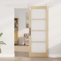 porta scorrevole vidaXL con set di ferramenta 'ORKDAL'legno massello e vetro porta scorrevole vidaXL con set di ferramenta 'ORKDAL'legno massello e vetro