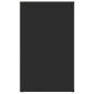 Comodino Nero 50x36x60 cm in Legno Multistrato
