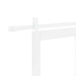 Porta Scorrevole vidaXL con Set Hardware "ORKDAL" Bianca in Legno Massello e Vetro Porta Scorrevole vidaXL con Set Hardware "ORKDAL" Bianca in Legno Massello e Vetro