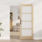 Porta scorrevole vidaXL con set hardware "ORKDAL" Legno massello & vetro