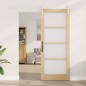 Porta scorrevole vidaXL con set di accessori 'ORKDAL'Legno massello & Vetro Porta scorrevole vidaXL con set di accessori 'ORKDAL'Legno massello & Vetro