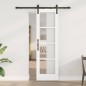 Porta Scorrevole vidaXL con Set di Ferramenta 'ORKDAL'Bianca 61x198.5 cm Porta Scorrevole vidaXL con Set di Ferramenta 'ORKDAL'Bianca 61x198.5 cm