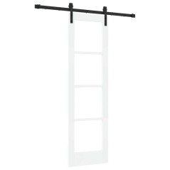 Porta Scorrevole vidaXL con Set di Ferramenta 'ORKDAL'Bianca 61x198.5 cm