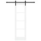 Porta Scorrevole vidaXL con Set di Ferramenta 'ORKDAL'Bianca 61x198.5 cm Porta Scorrevole vidaXL con Set di Ferramenta 'ORKDAL'Bianca 61x198.5 cm