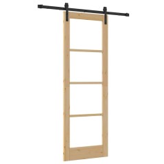 vidaXL Porta Scorrevole con Set di Ferramenta 'ORKDAL'73.5x211 cm