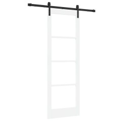 Porta Scorrevole vidaXL con Set di Ferramenta "ORKDAL" Bianca 73,5x211 cm