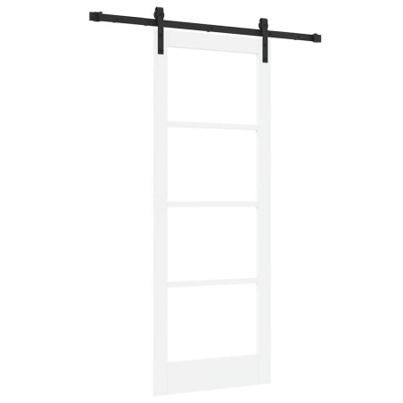 Porta Scorrevole vidaXL con Set di Fissaggi 'ORKDAL'Bianca 78x202 cm