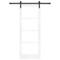 Porta Scorrevole vidaXL con Set di Fissaggi 'ORKDAL'Bianca 78x202 cm Porta Scorrevole vidaXL con Set di Fissaggi 'ORKDAL'Bianca 78x202 cm