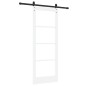 Porta Scorrevole vidaXL con Set di Fissaggi 'ORKDAL'Bianca 78x202 cm Porta Scorrevole vidaXL con Set di Fissaggi 'ORKDAL'Bianca 78x202 cm