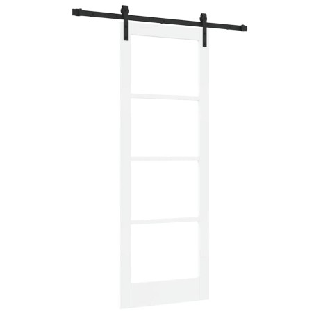 Porta scorrevole vidaXL con set di ferramenta 'ORKDAL'Bianco 78x211 cm