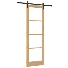 Porta Scorrevole vidaXL con Set Hardware 'ORKDAL'78x232 cm