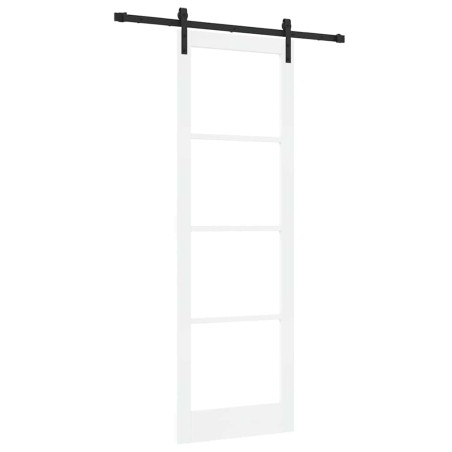 Porta scorrevole vidaXL con set di ferramenta 'ORKDAL'Bianca 78x232 cm