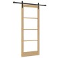 porta scorrevole vidaXL con set di hardware 'ORKDAL'83x202 cm