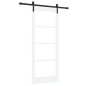 Porta Scorrevole vidaXL con Set di Ferramenta 'ORKDAL'Bianca 83x202 cm Porta Scorrevole vidaXL con Set di Ferramenta 'ORKDAL'Bianca 83x202 cm