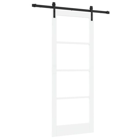 Porta Scorrevole vidaXL con Set di Accessori 'ORKDAL'Bianca 83x211 cm