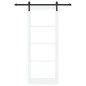 Porta Scorrevole vidaXL con Set di Accessori 'ORKDAL'Bianca 83x211 cm Porta Scorrevole vidaXL con Set di Accessori 'ORKDAL'Bianca 83x211 cm