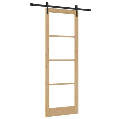 Porta scorrevole vidaXL con hardware 'ORKDAL'83x232 cm