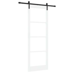 vidaXL Porta Scorrevole con Set Accessori 'ORKDAL'Bianca 83x232 cm