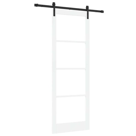 vidaXL Porta Scorrevole con Set Accessori 'ORKDAL'Bianca 83x232 cm