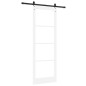 vidaXL Porta Scorrevole con Set Accessori 'ORKDAL'Bianca 83x232 cm vidaXL Porta Scorrevole con Set Accessori 'ORKDAL'Bianca 83x232 cm