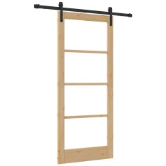 Porta Scorrevole vidaXL con set di hardware 'ORKDAL'86x198.5 cm