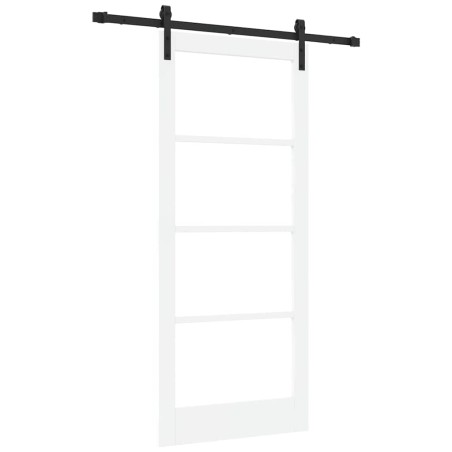 vidaXL Porta Scorrevole con Kit di Ferramenta 'ORKDAL'Bianca 86x198.5 cm