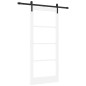 vidaXL Porta Scorrevole con Kit di Ferramenta 'ORKDAL'Bianca 86x198.5 cm vidaXL Porta Scorrevole con Kit di Ferramenta 'ORKDAL'Bianca 86x198.5 cm