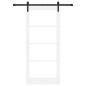 vidaXL Porta Scorrevole con Kit di Ferramenta 'ORKDAL'Bianca 86x198.5 cm vidaXL Porta Scorrevole con Kit di Ferramenta 'ORKDAL'Bianca 86x198.5 cm